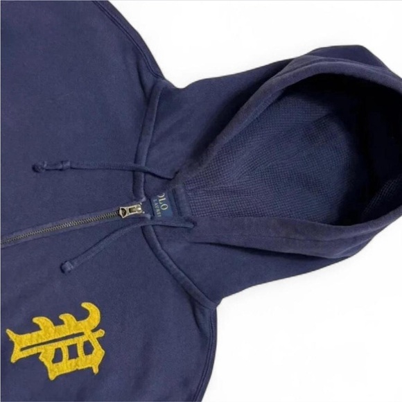 POLO RALPH LAUREN HOODED QUARTER ZIP - Picture 3 of 4